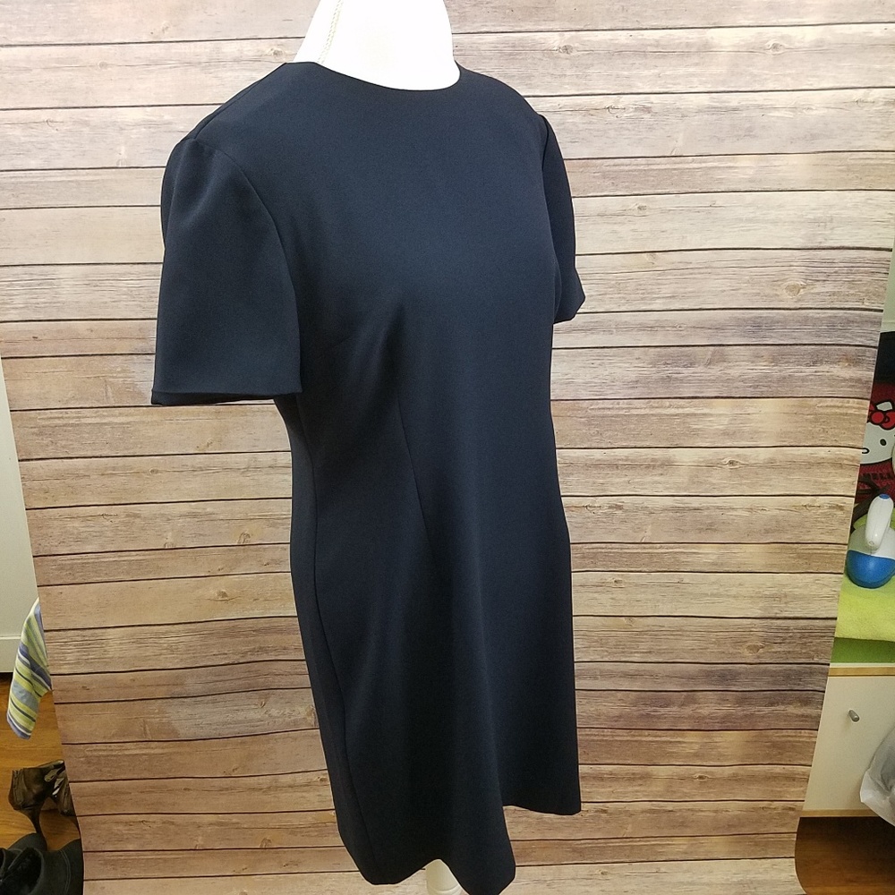 Talbots Womens Dress Black Sheath Mini Size 12P